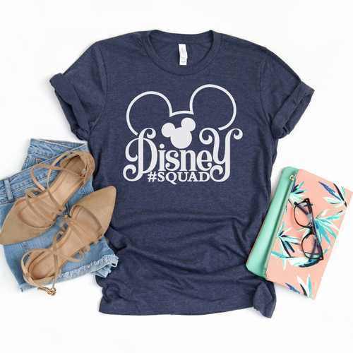 Disney Squad Tee White Ink