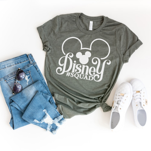 Disney Squad Tee White Ink