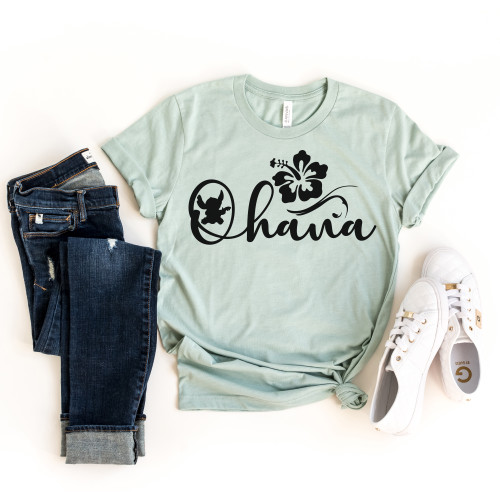 Ohana Tee Black Ink