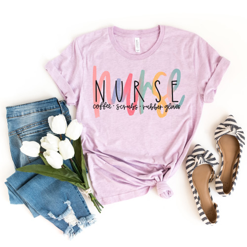 Coffee Scrubs Rubber Gloves Tee Coffee Scrubs Rubber Gloves Tee