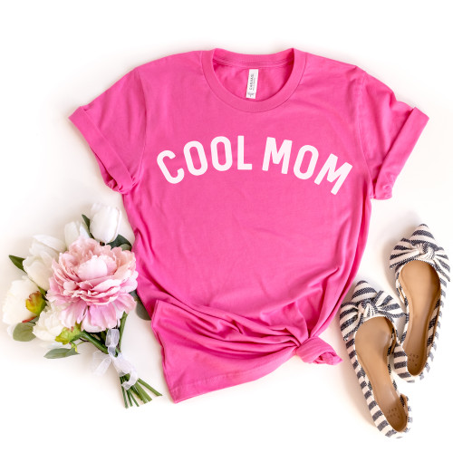 Cool Mom Tee White Ink