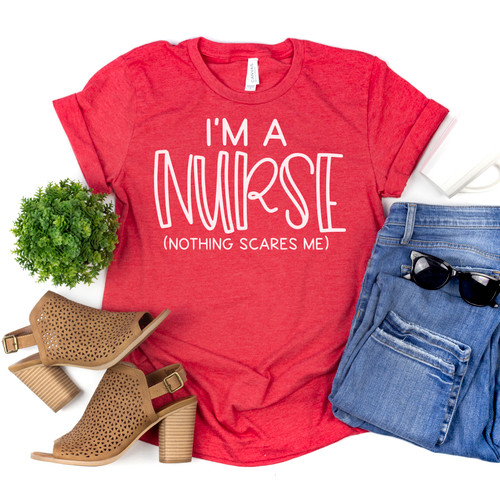 I'm A Nurse Tee White Ink I'm A Nurse Tee White Ink