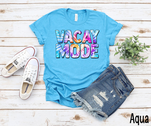 Tie Dye Vacay Mode Tee