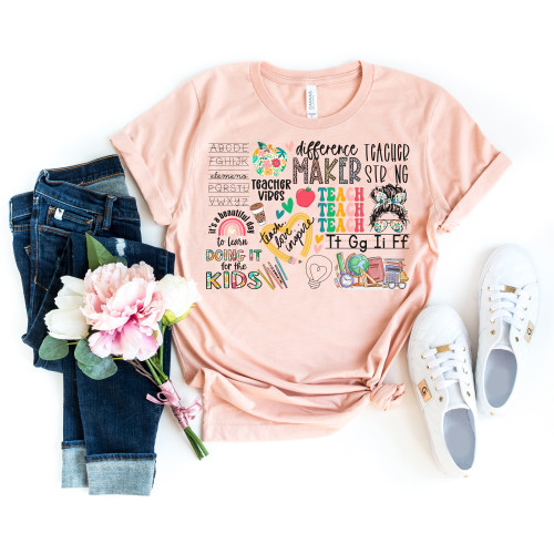 Teacher Collage Tee