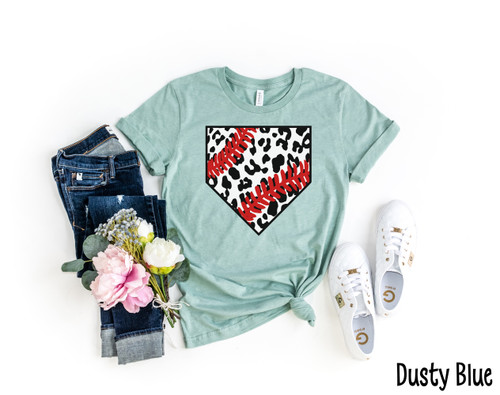 Leopard Home Plate Tee