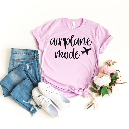 Airplane Mode Tee Black Ink