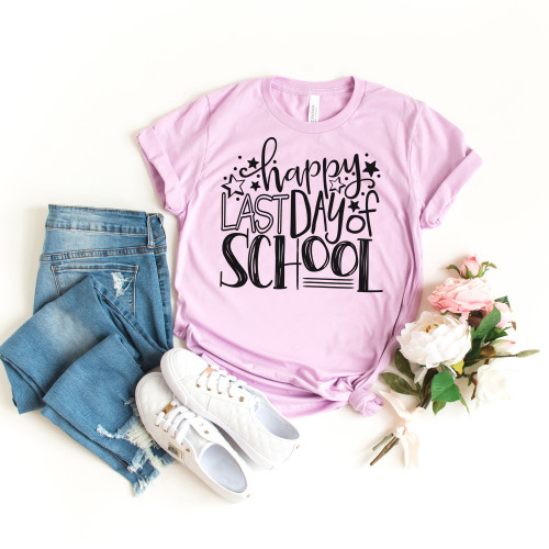 Happy Last Day Of School Tee Black Ink Happy Last Day Of School Tee Black Ink