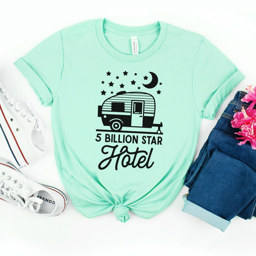 5 Billion Star Hotel Tee Black Ink