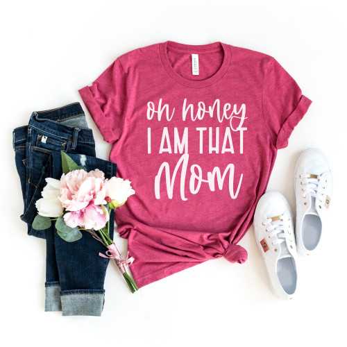 That Mom Tee White Ink