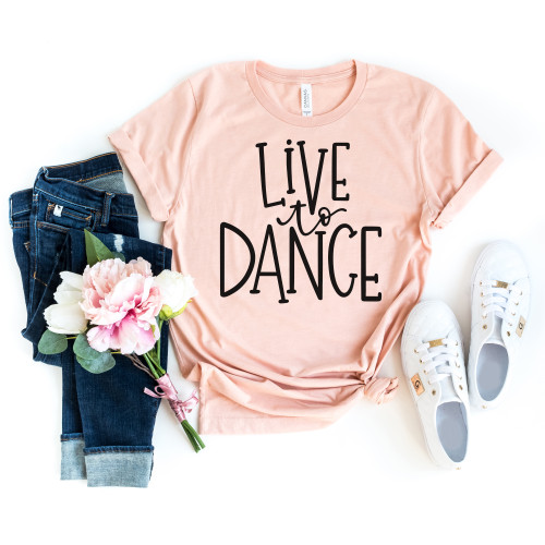 Live to Dance Tee Black Ink