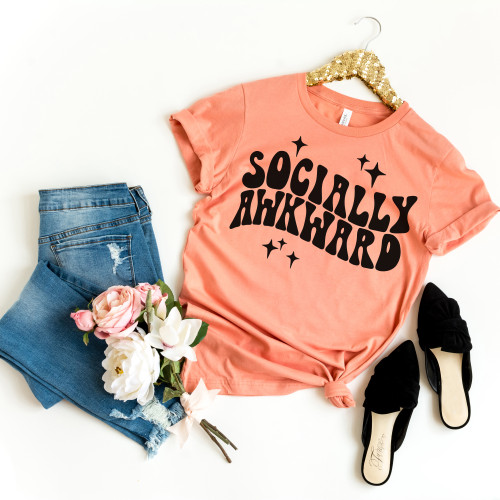 Socially Awkward Tee Black Ink