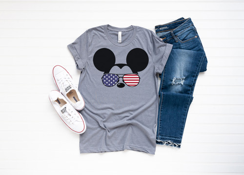 Patriotic Mouse Sunglasses Tee