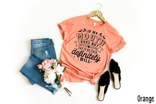 If My Mouth Does Not Say It Tee Black Ink