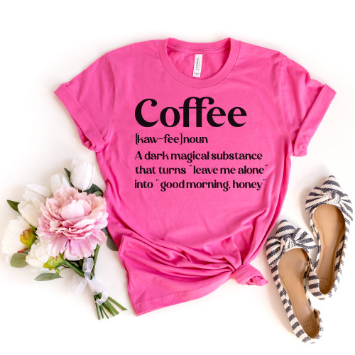 Coffee Definition Tee Black Ink