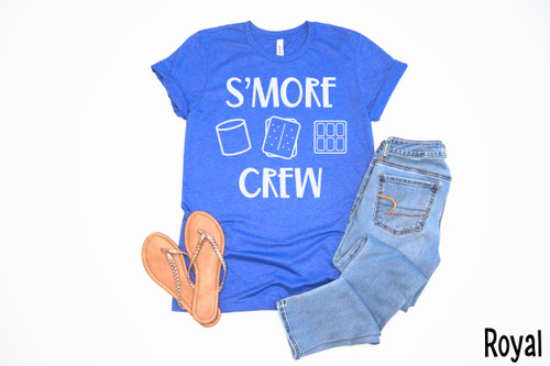 S'More Crew Tee White Ink