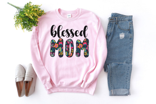 Blessed Mom Sweatshirt Blessed Mom Sweatshirt