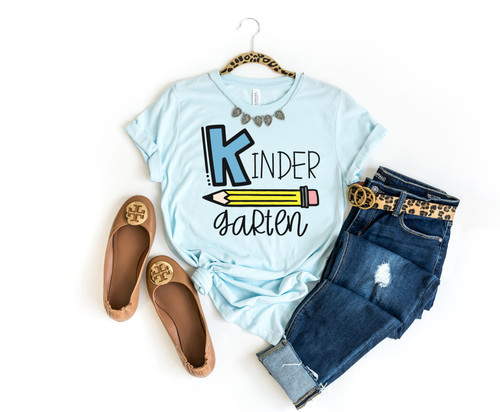 Kindergarten Pencil Tee Kindergarten Pencil Tee