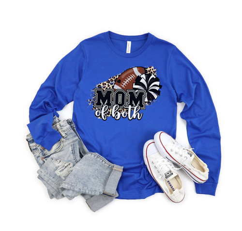 Mom of Both Sports Long Sleeve Tee Mom of Both Sports Long Sleeve Tee