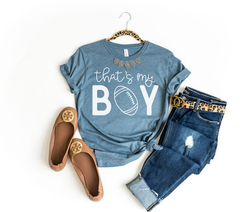 That's My Boy Tee White Ink