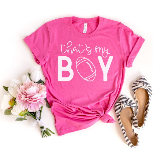 That's My Boy Tee White Ink