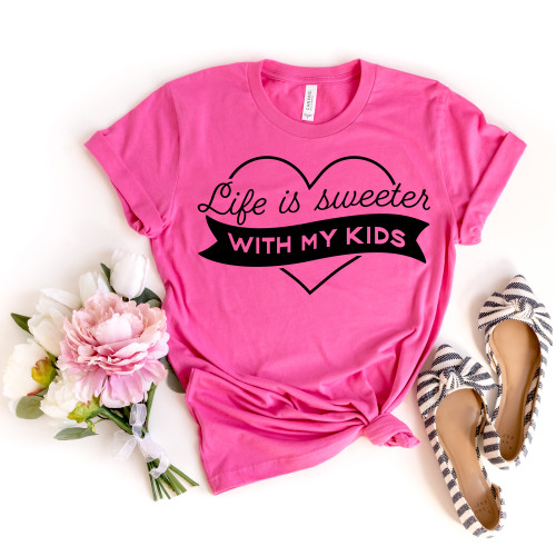 Life Is Sweeter Tee Black Ink
