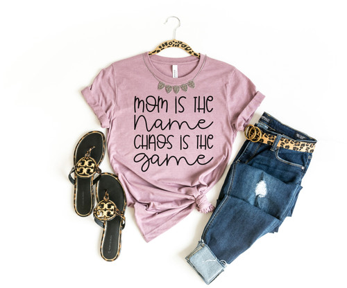 Mom Is The Name Tee Black Ink