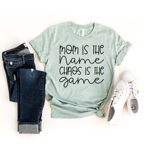 Mom Is The Name Tee Black Ink
