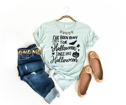 Ready For Halloween Tee Black Ink