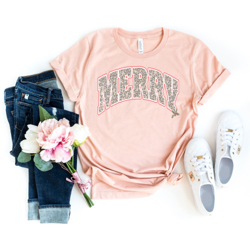 Leopard Merry Tee