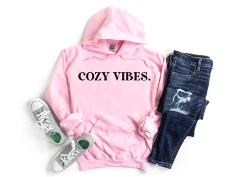 Cozy Vibes Hoodie Black Ink