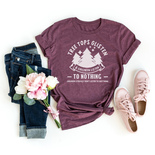 Children Listen To Nothing Tee White Ink