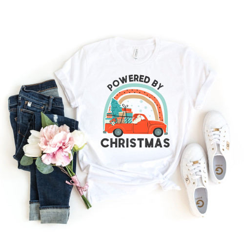 Powered By Christmas Tee