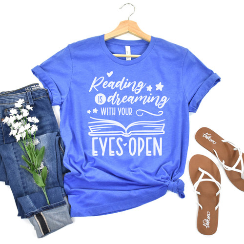 Reading Is Dreaming Tee White Ink Reading Is Dreaming Tee White Ink