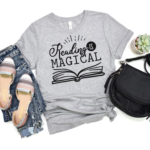 Reading Is Magical Tee Black Ink Reading Is Magical Tee Black Ink