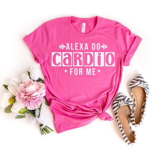 Do Cardio Tee White Ink