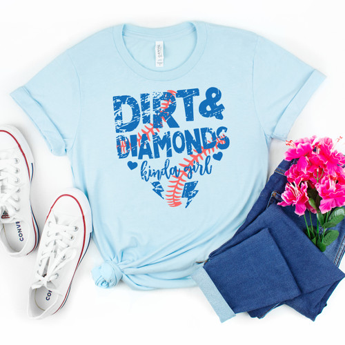 Dirt and Diamonds Kinda Girl Tee Dirt and Diamonds Kinda Girl Tee