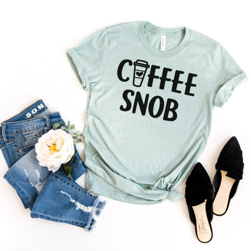 Coffee Snob Tee Black Ink