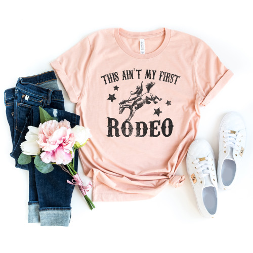 Ain't My First Rodeo Tee Black Ink