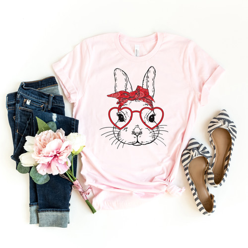 Bunny With Glasses Tee