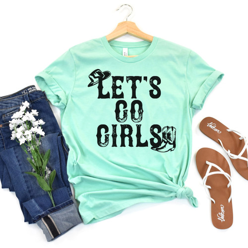 Let's Go Girls Tee Black Ink