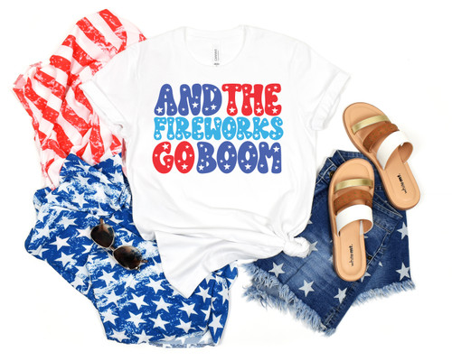 And The Fireworks Go Boom Tee
