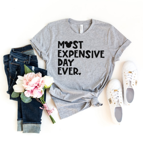 Most Expensive Day Ever Tee Black Ink