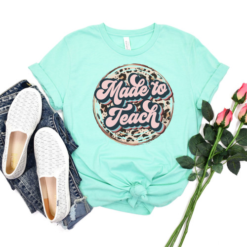 Made to Teach Leopard Tee