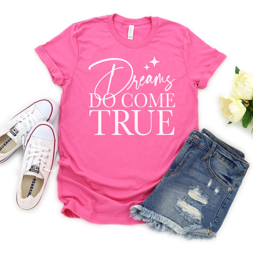 Dreams Do Come True Tee White Ink