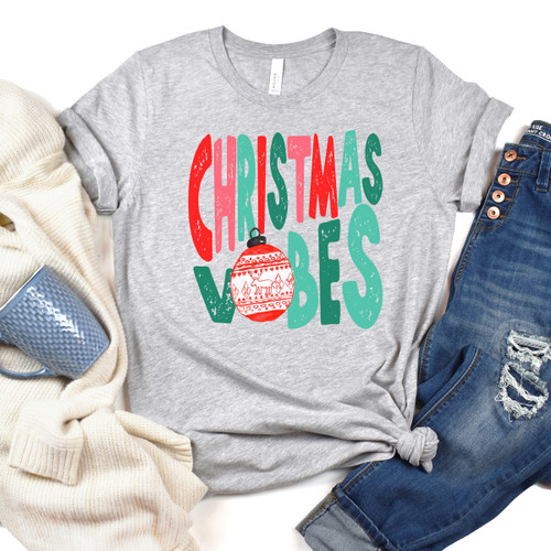 Christmas Vibes Ornament Tee