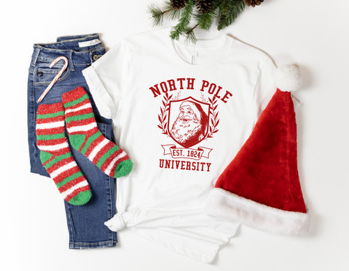 North Pole University Tee