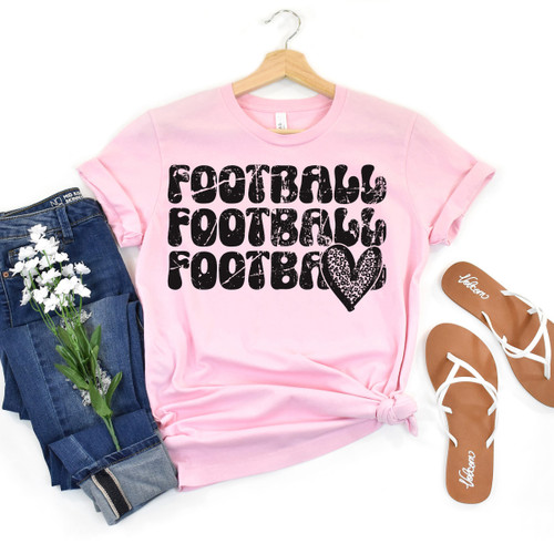 Football Tee Black Ink