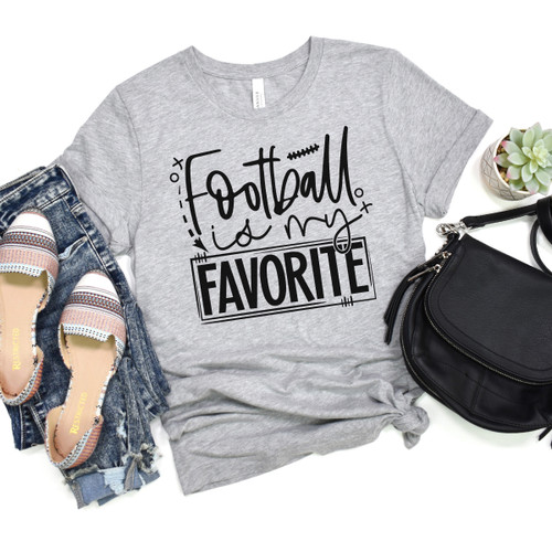 Football Is My Favorite Tee Black Ink Football Is My Favorite Tee Black Ink