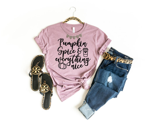 Pumpkin Spice And Everything Nice Tee Black Ink Pumpkin Spice And Everything Nice Tee Black Ink