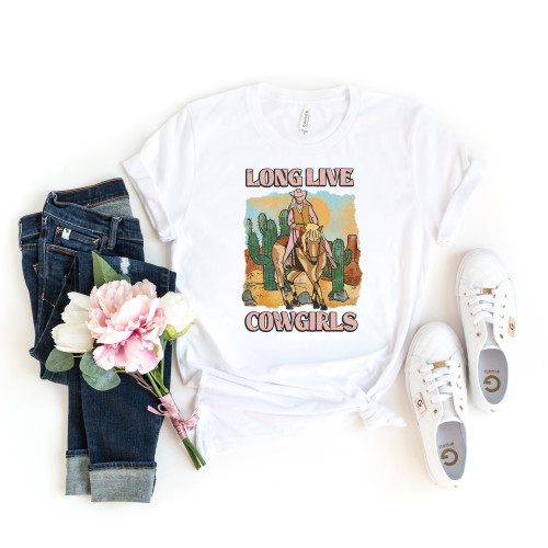 Long Live Cowgirls Western Tee